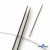Спицы для вязания металлические d-2.5 мм круговые на тросике 53 см - купить в Тюмени. Цена: 53.90 руб.