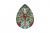 "Кабошоны" - заготовка для рукоделия акриловая фигурная 13 х 18мм - купить в Тюмени. Цена: 7.32 руб.