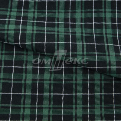 Ткань костюмная Клетка 25577, т.зеленый/зеленый./ч/бел, 230 г/м2, шир.150 см - купить в Тюмени. Цена 539.74 руб.
