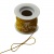Шнур эластичный для творчества, на бобине (уп.30 м), цв. - золото  - купить в Тюмени. Цена: 66.69 руб.