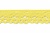 Тесьма кружевная 0621-1611, шир. 20 мм/уп. 20+/-1 м, цвет 017-жёлтый - купить в Тюмени. Цена: 435.84 руб.