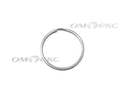Кольцо металлическое d-20 мм, цв.-никель - купить в Тюмени. Цена: 3.19 руб.