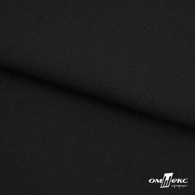 Ткань костюмная "Матте" 80% P, 16% R, 4% S, 170 г/м2, шир.150 см, цв-черный #1 - купить в Тюмени. Цена 372.90 руб.