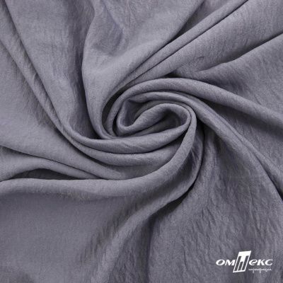 Ткань плательная Муар, 100% полиэстер,165 (+/-5) гр/м2, шир. 150 см, цв. Серый  - купить в Тюмени. Цена 215.65 руб.