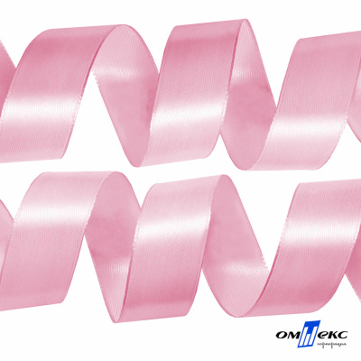 050-нежно-розовый Лента атласная упаковочная (В) 85+/-5гр/м2, шир.50 мм (1/2), 25+/-1 м - купить в Тюмени. Цена: 120.46 руб.