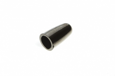 8100-Наконечник пластиковый под металл 15 мм-тем.никель - купить в Тюмени. Цена: 2.45 руб.