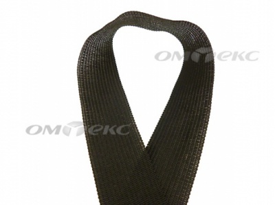 Окантовочная тесьма, шир. 32 мм (в упак. 100 м), цвет чёрный - купить в Тюмени. Цена: 163.20 руб.