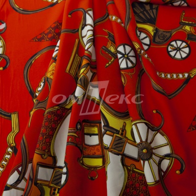 Плательная ткань "Фламенко" 16.1, 80 гр/м2, шир.150 см, принт этнический - купить в Тюмени. Цена 241.49 руб.