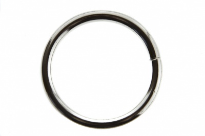 Кольцо металлическое d-38 мм, цв.-никель - купить в Тюмени. Цена: 4.89 руб.
