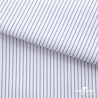 Ткань сорочечная Ронда, 115 г/м2, 58% пэ,42% хл, шир.150 см, цв.4-синяя, (арт.114) - купить в Тюмени. Цена 306.69 руб.