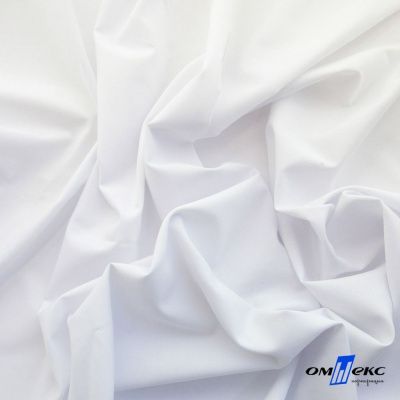 Ткань сорочечная Илер 100%полиэстр, 120 г/м2 ш.150 см, цв.белый - купить в Тюмени. Цена 290.24 руб.