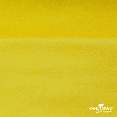 Флис DTY 14-0760, 240 г/м2, шир. 150 см, цвет яркий желтый - купить в Тюмени. Цена 640.46 руб.