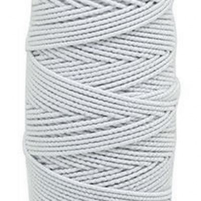 Нитка - резинка Спандекс 25 м (уп-10шт)-белые - купить в Тюмени. Цена: 35.65 руб.