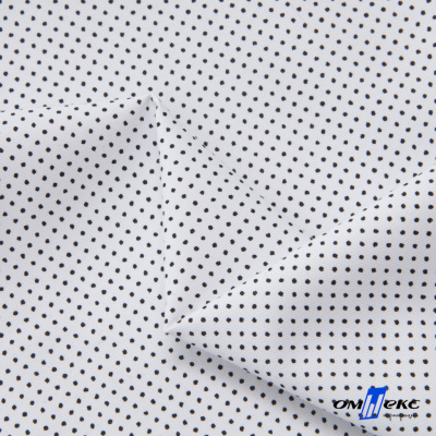 Ткань сорочечная Этна, 120 г/м2, 58% пэ,42% хл, (арт.112) принтованная, шир.150 см, горох - купить в Тюмени. Цена 356.25 руб.