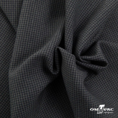 Ткань костюмная Пье-де-пуль 24013, 210 гр/м2, шир.150см, цвет т.серый - купить в Тюмени. Цена 334.18 руб.