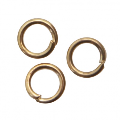 Кольцо  соединительное для бижутерии 4 мм, цв.-золото - купить в Тюмени. Цена: 0.41 руб.