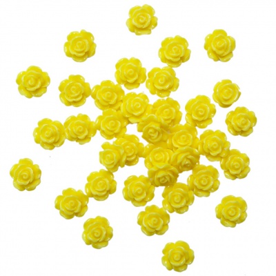 Декоративные элементы для творчества из пластика/розы в ассортименте - купить в Тюмени. Цена: 0.58 руб.