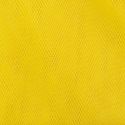 Фатин матовый 16-70, 12 гр/м2, шир.300см, цвет жёлтый - купить в Тюмени. Цена 112.70 руб.