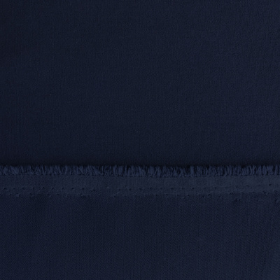 Костюмная ткань "Элис", 220 гр/м2, шир.150 см, цвет т.синий - купить в Тюмени. Цена 308 руб.