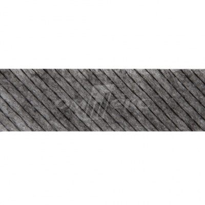 KQ217N -прок.лента нитепрошивная по косой 15мм графит 100м - купить в Тюмени. Цена: 2.24 руб.