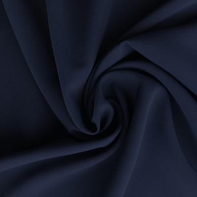 Костюмная ткань "Элис", 220 гр/м2, шир.150 см, цвет т.синий - купить в Тюмени. Цена 308 руб.