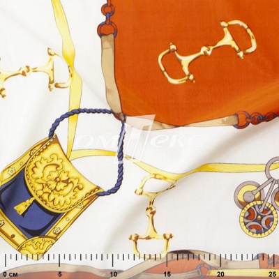 Плательная ткань "Софи" 15.1, 75 гр/м2, шир.150 см, принт этнический - купить в Тюмени. Цена 241.49 руб.