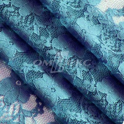 Кружевное полотно стрейч 15A61/BLUE, 100 гр/м2, шир.150см - купить в Тюмени. Цена 1 581 руб.