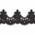Сутажное кружево «Алансон»  на сетке (бисер) XDH3235, шир.60 мм, (уп. 9,14 м ), цв.-черный - купить в Тюмени. Цена: 2 134.73 руб.