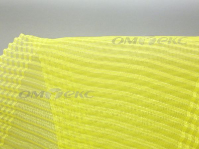 Лента капроновая "Гофре", шир. 110 мм/уп. 50 м, цвет жёлтый - купить в Тюмени. Цена: 33.37 руб.