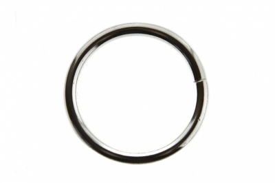 Кольцо металлическое d-3 х 32 мм, цв.-никель - купить в Тюмени. Цена: 3.92 руб.