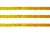 Пайетки "ОмТекс" на нитях, CREAM, 6 мм С / упак.73+/-1м, цв. 92 - золото - купить в Тюмени. Цена: 484.77 руб.