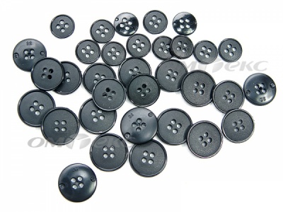 51926/18 мм (4 пр) черные пуговицы - купить в Тюмени. Цена: 1.35 руб.