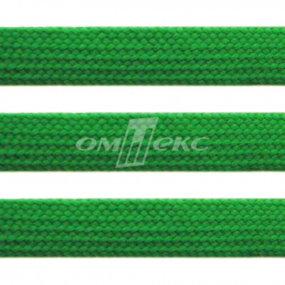 Шнур 15мм плоский (100+/-1м) №16 зеленый - купить в Тюмени. Цена: 10.21 руб.
