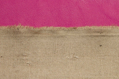 Искусственная кожа 269-381, №40692, 295 гр/м2, шир.150см, цвет розовый - купить в Тюмени. Цена 467.17 руб.