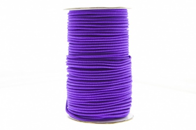 0370-1301-Шнур эластичный 3 мм, (уп.100+/-1м), цв.175- фиолет - купить в Тюмени. Цена: 459.62 руб.
