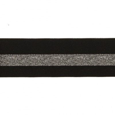#2/6-Лента эластичная вязаная с рисунком шир.52 мм (45,7+/-0,5 м/бобина) - купить в Тюмени. Цена: 69.33 руб.