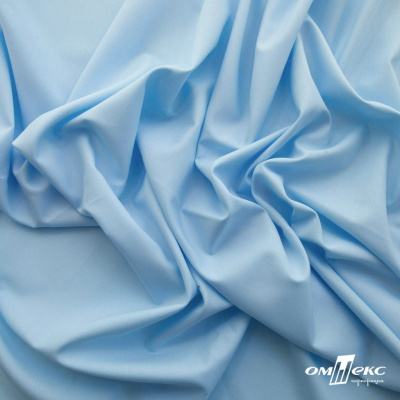 Ткань сорочечная Илер 100%полиэстр, 120 г/м2 ш.150 см, цв.голубой - купить в Тюмени. Цена 290.24 руб.