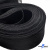 Регилиновая лента мягкая, пластик, шир.40мм, (уп.22+/-0,5м), цв.- черный - купить в Тюмени. Цена: 294 руб.