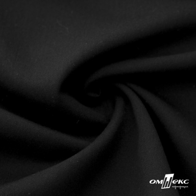 Ткань костюмная "Эльза" 80% P, 16% R, 4% S, 160 г/м2, шир.150 см, цв-черный #1 - купить в Тюмени. Цена 332.71 руб.