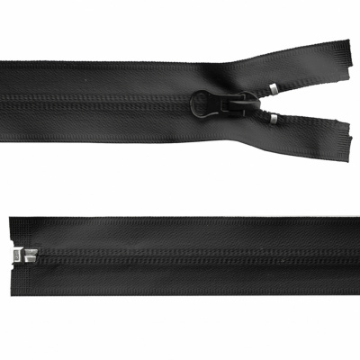 Молния водонепроницаемая PVC Т-7, 100 см, разъемная, цвет чёрный - купить в Тюмени. Цена: 61.89 руб.