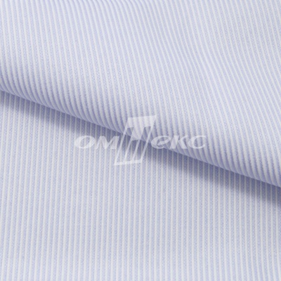 Ткань сорочечная Пула, 115 г/м2, 58% пэ,42% хл, шир.150 см, цв.1-голубой, (арт.107) - купить в Тюмени. Цена 306.69 руб.