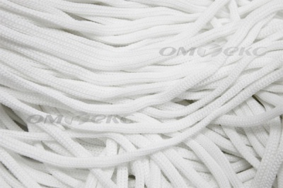 Шнур Т-02 (4с2) мелкое плетение 4мм 100 м белый - купить в Тюмени. Цена: 2.50 руб.