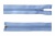 Спиральная молния Т5 351, 75 см, автомат, цвет св.голубой - купить в Тюмени. Цена: 16.28 руб.
