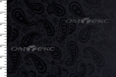 Ткань подкладочная жаккард Р14098, чёрный, 85 г/м2, шир. 150 см, 230T - купить в Тюмени. Цена 168.15 руб.