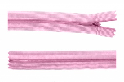 Молния потайная Т3 513, 50 см, капрон, цвет св.розовый - купить в Тюмени. Цена: 8.71 руб.