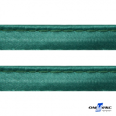 Кант атласный 140, шир. 12 мм (в упак. 65,8 м), цвет т.зелёный - купить в Тюмени. Цена: 237.16 руб.