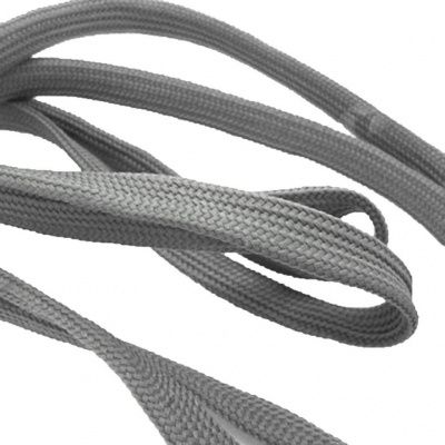 Шнурки т.5 80 см серый - купить в Тюмени. Цена: 16.76 руб.