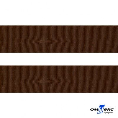 13023-Резинка тканая шир.2,5 см,цв. #4 -коричневый - купить в Тюмени. Цена: 46.62 руб.