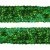 Тесьма с пайетками D4, шир. 20 мм/уп. 25+/-1 м, цвет зелёный - купить в Тюмени. Цена: 778.19 руб.