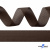 Окантовочная тесьма №001, шир. 22 мм (в упак. 100 м), цвет коричневый - купить в Тюмени. Цена: 292.17 руб.